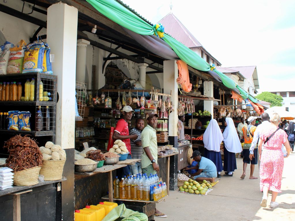 Zanzibar Stone Town fruitmarkt